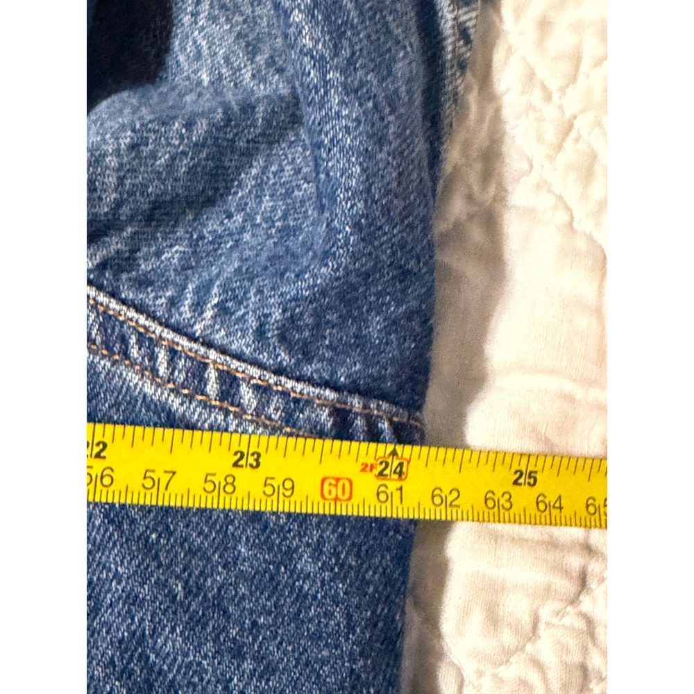 Levi's Denim Trucker Jacket Mens 44 Blue Vintage 90s 71506-0216 Made in USA - Picture 9 of 11
